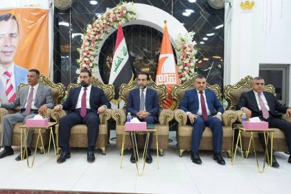 بالصور.. رئيس حزب تقدم الرئيس محمد الحلبوسي يحضر تجمّعاً لدعم مرشَّح الحزب سعد آل ويس العزاوي بديالى