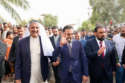 رئيس حزب تقدم الرئيس محمد الحلبوسي يحضر تجمّعاً لمرشَّح الحزب عامر حبيب الخيزران بديالى