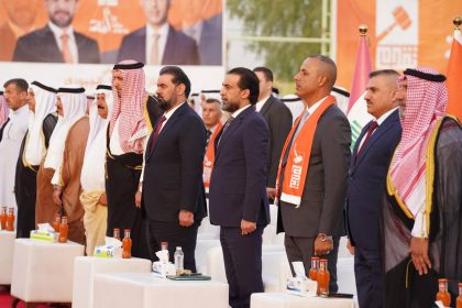 رئيس حزب تقدم الرئيس محمد الحلبوسي يحضر تجمّعاً لدعم مرشَّح الحزب غازي فيصل الجبوري في ديالى