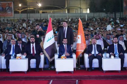 رئيس حزب تقدم الرئيس محمد الحلبوسي يحضر تجمّعاً لدعم مرشَّح الحزب النائب محمد قتيبة في بعقوبة