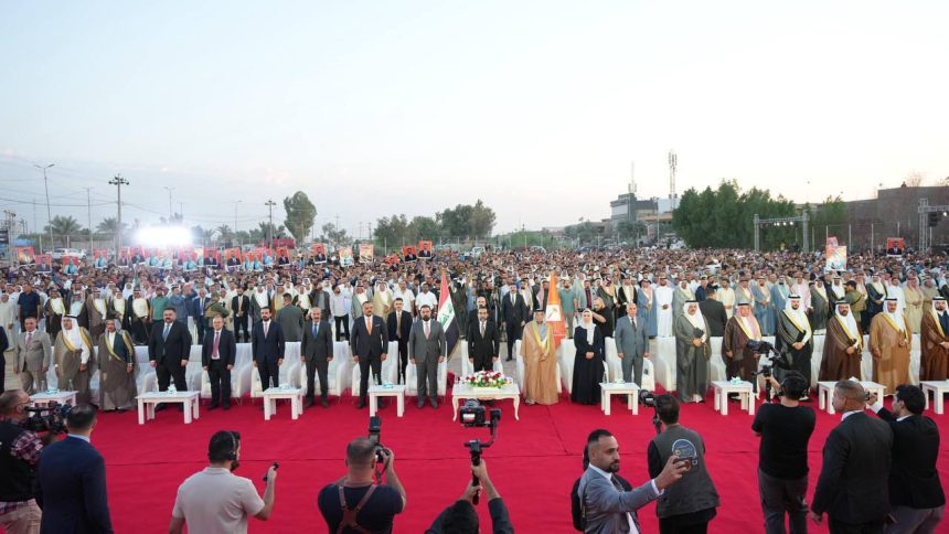 الرئيس الحلبوسي يصل بابل ويؤكد دعمه للقيادية في حزب "تقدم" مها الجنابي