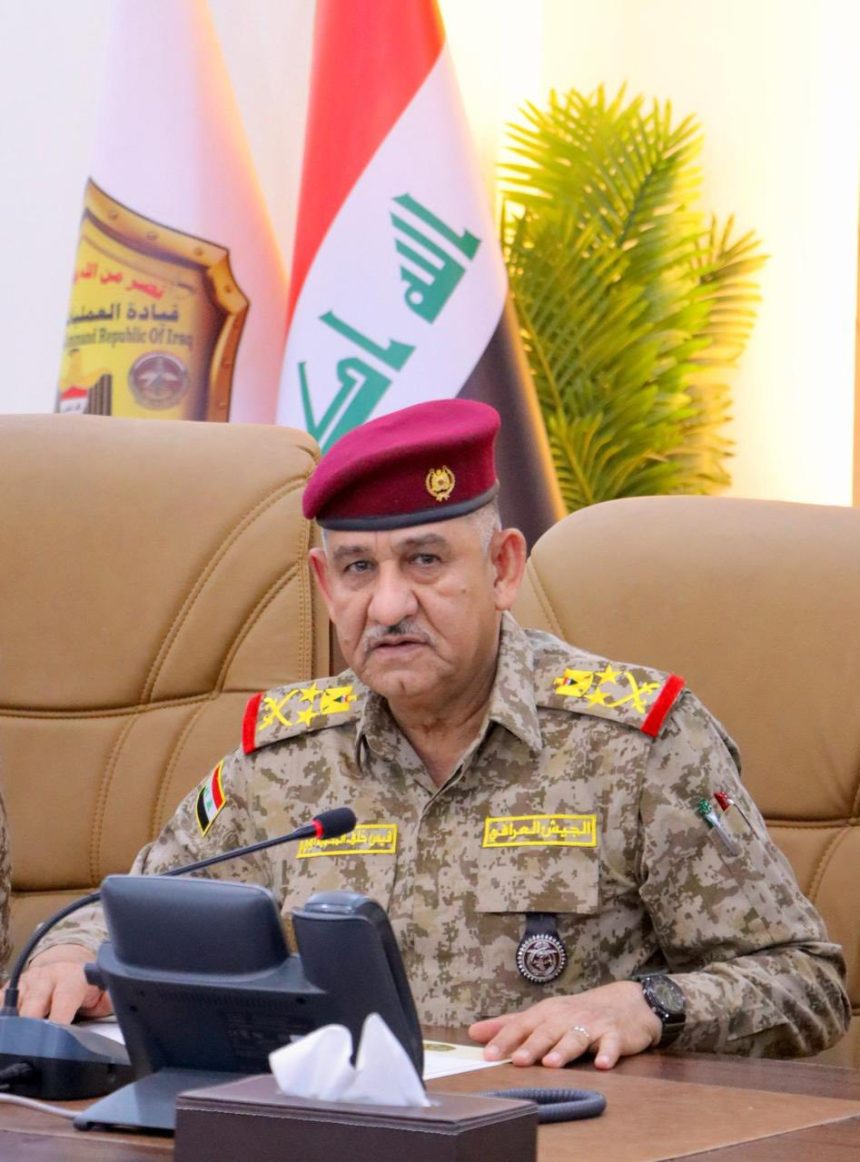 نائب قائد العمليات المشتركة يصل البصرة للاطلاع على الخطط والاستعدادات لتأمين الانتخابات