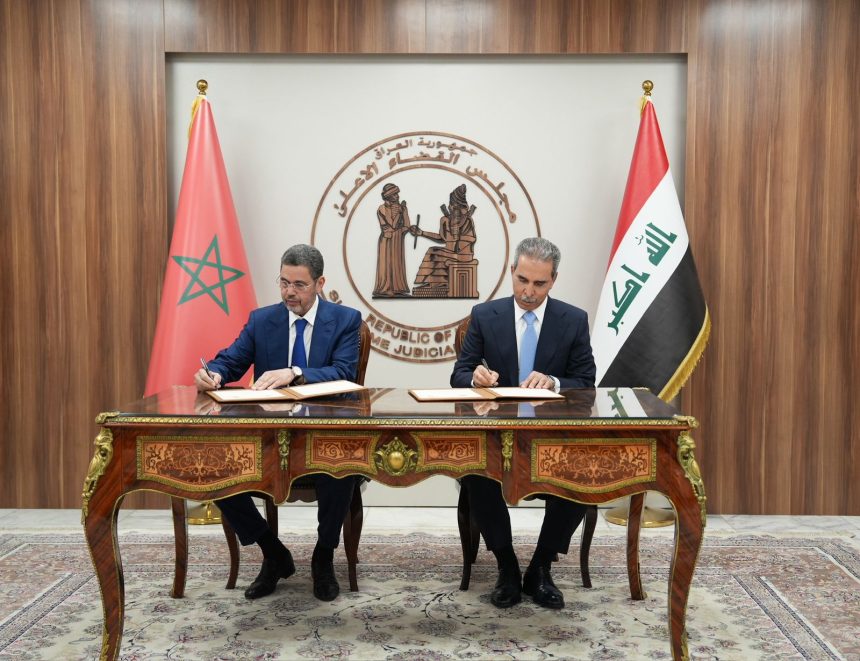 مجلس القضاء الأعلى يوقّع مذكرة تفاهم مع السلطة القضائية المغربية