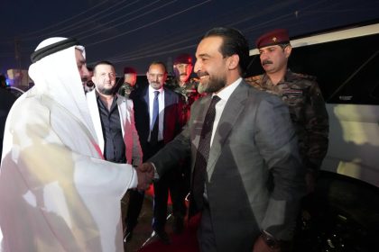 الرئيس الحلبوسي يحضر تجمّعاً جماهيرياً لدعم مرشَّح "تقدم" فلاح الزيدان في القيارة بنينوى