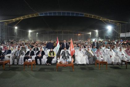 الرئيس الحلبوسي يحضر تجمّعاً لدعم مرشَّحة "تقدم" سهام الجبوري في القيارة بنينوى