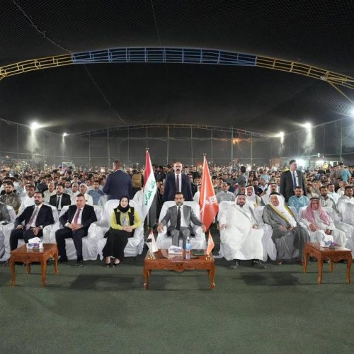 الرئيس الحلبوسي يحضر تجمّعاً لدعم مرشَّحة "تقدم" سهام الجبوري في القيارة بنينوى