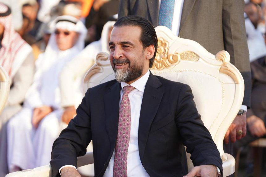 رئيس حزب تقدم الرئيس محمد الحلبوسي يحضر تجمّعاً لدعم مرشَّح الحزب النائب يوسف فرج السبعاوي بنينوى