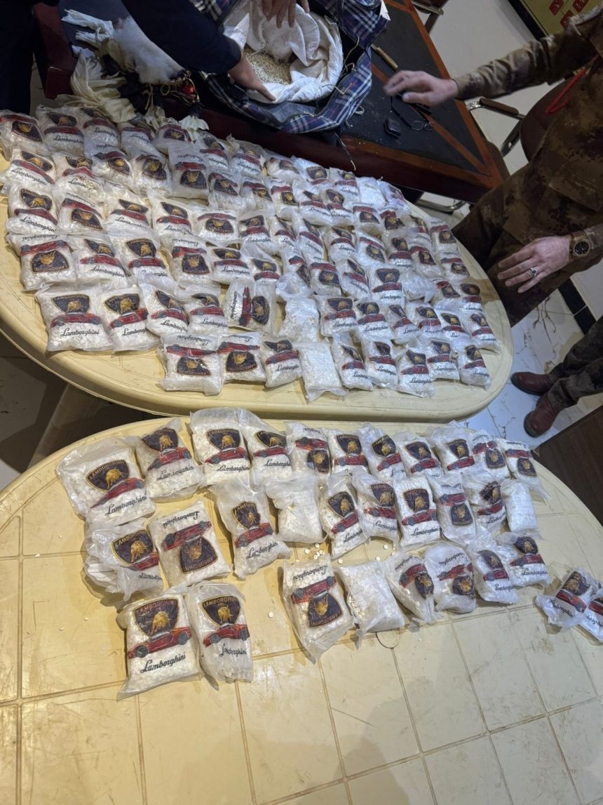 قيادة قوات الحدود: إحباط محاولة إدخال كمية كبيرة من المخدرات عبر منطاد على الحدود الدولية