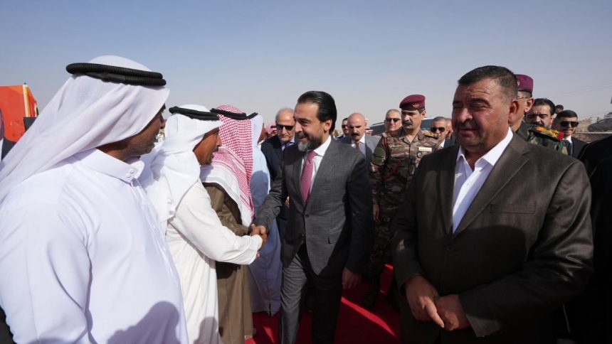 الرئيس الحلبوسي يصل الى قرى قبيلة الجحيش في قضاء تلعفر بمحافظة نينوى