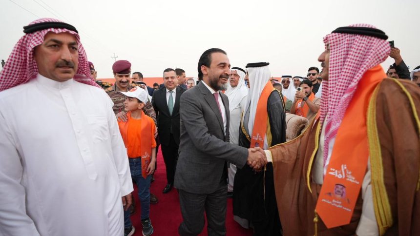 الرئيس الحلبوسي يحضر تجمّعاً لدعم مرشَّح "تقدم" محمد الفرمان الشاهر في قضاء تلعفر