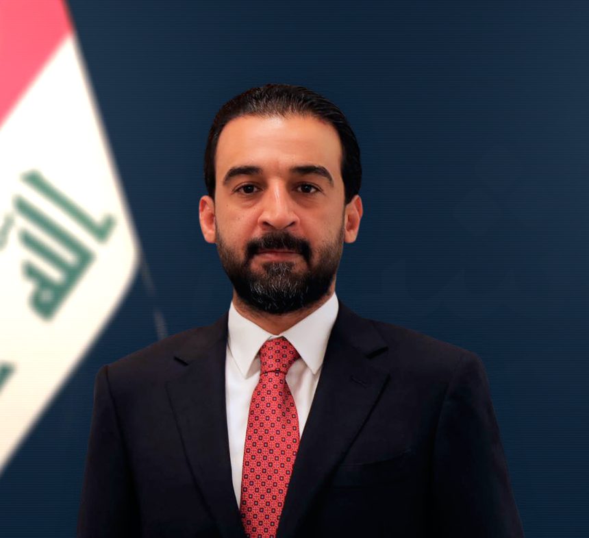 الرئيس الحلبوسي يعزي المرجع الديني الاعلى السيد علي السيستاني بوفاة عقيلته