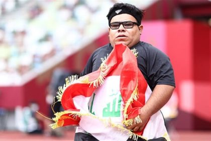 العراقي جراح نصار يحرز برونزية دفع الثقل في بطولة العالم بنيودلهي