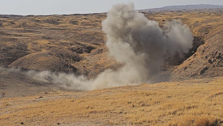 جهاز مكافحة الإرهاب: تنفيذ (40) ضربة جوية وتفتيش وتخريب (49) كهفاً ومضافة في وادي الشاي