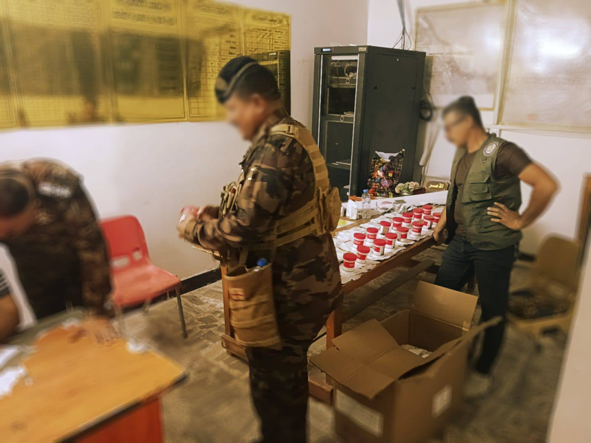 شؤون المخدرات تعلن اعتقال 22 متاجرًا وضبط 70 كغم من المواد المخدرة خلال ايلول الجاري