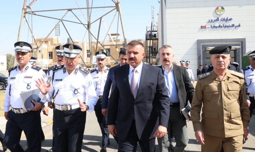 وزير الداخلية يوجه باستخدام الأجهزة المتطورة في عمل مديرية المرور والتعامل الحسن والمهني مع المواطنين