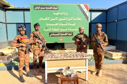 احباط محاولة تهريب 80 ألف حبة مخدرة عبر منطاد على الشريط الحدودي مع سوريا