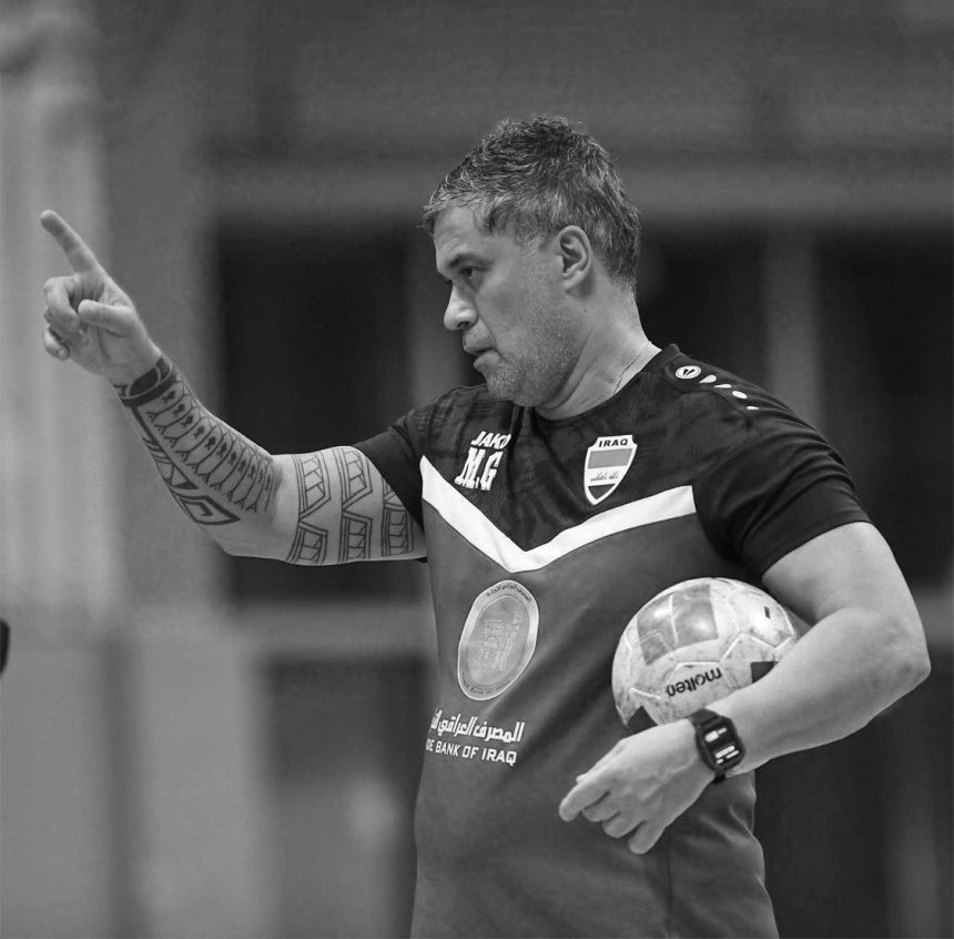 لسقوطه من مرتفع.. مصرع مدرب منتخب العراق للصالات البرازيلي مارسيلو في بغداد