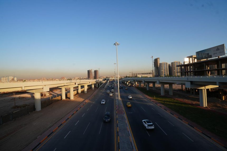 افتتاح مجسرات الطلائع - البيجية وتقاطع جامع الشيخ معروف في بغداد