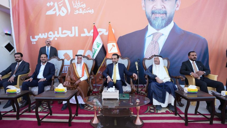 رئيس حزب تقدم الرئيس محمد الحلبوسي يزور عدداً من المضايف والتجمّعات ويلتقي شيوخ ووجهاء وأهالي مناطق التاجي
