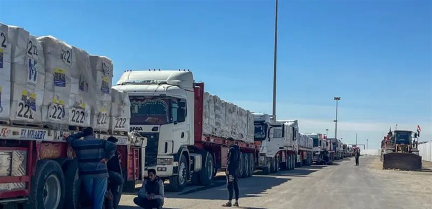 الأونروا: 6000 شاحنة تنتظر على أبواب غزة