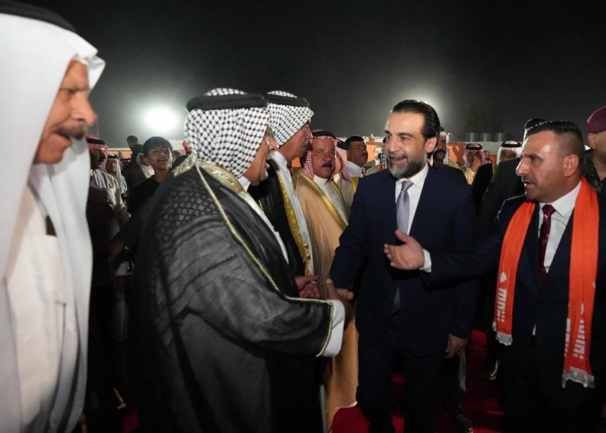 الرئيس الحلبوسي يحضر تجمّعاً جماهيرياً لمرشَّح "تقدم" صائب الحربي في ديالى