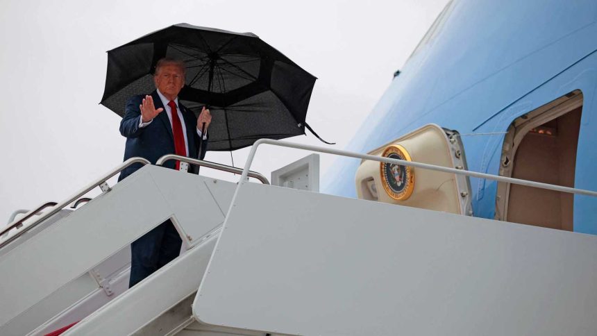 ترامب يصل إلى تل أبيب