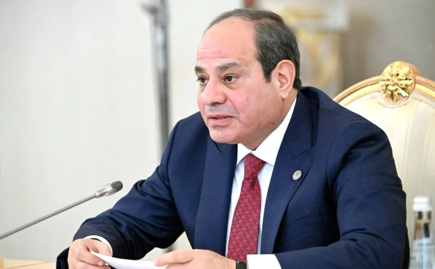 الرئيس المصري: حل الدولتين هو السبيل الوحيد لتحقيق الطموح للفلسطينيين والإسرائيليين