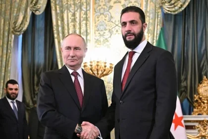 استمرت اكثر من ساعتين ونصف.. انتهاء محادثات بوتين والشرع في موسكو