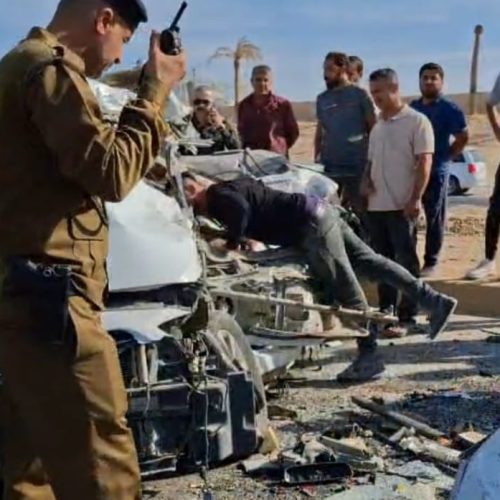 بالصور.. حادث سير عنيف يودي بحياة طالبتين في كركوك