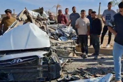 بالصور.. حادث سير عنيف يودي بحياة طالبتين في كركوك