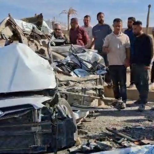 بالصور.. حادث سير عنيف يودي بحياة طالبتين في كركوك