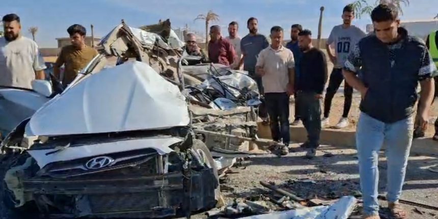 بالصور.. حادث سير عنيف يودي بحياة طالبتين في كركوك