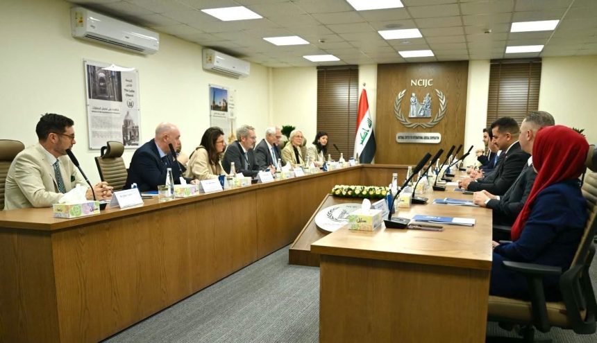 رئيس المركز الوطني للتعاون القضائي يبحث مع وفد من وكالة الاتحاد الاوروبي آليات التعاون المستقبلي