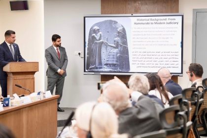 رئيس المركز الوطني للتعاون القضائي يبحث مع وفد من وكالة الاتحاد الاوروبي آليات التعاون المستقبلي