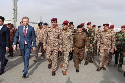 وفد عسكري رفيع برئاسة رئيس أركان الجيش يصل إقليم كردستان
