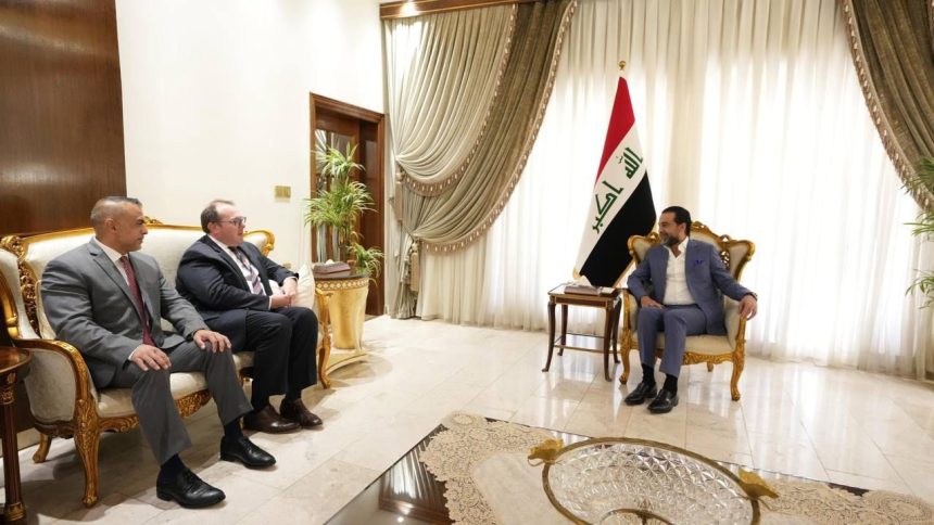 الرئيس الحلبوسي يبحث مع القائم بالأعمال الأميركي الشراكة الاقتصادية والانتخابات المقبلة