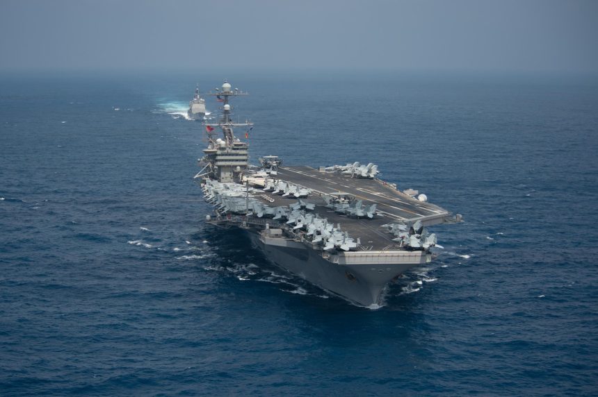الجيش الأمريكي ينشر حاملة طائرات في أمريكا الجنوبية بسبب التوترات مع فنزويلا