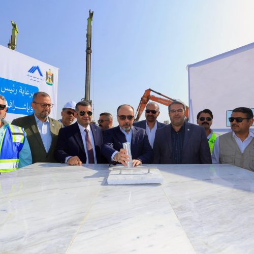 أمين بغداد يطلق الأعمال التنفيذية لمجسر طريق بغداد – بابل