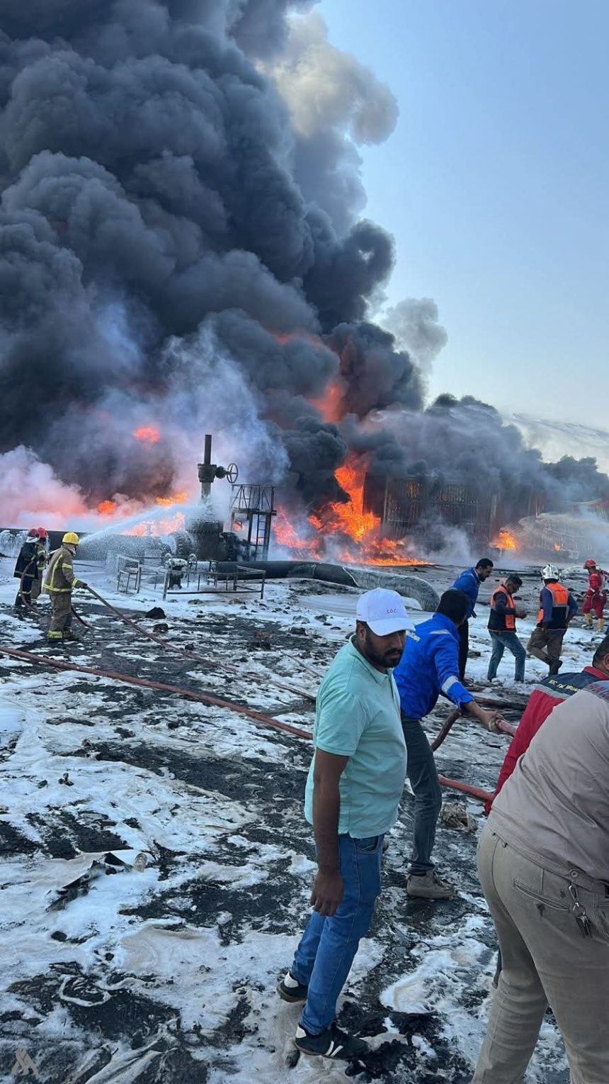 النفط: مستودع البرجسية 1 مخصص للغاز وحريق اليوم لا يؤثر في التصدير
