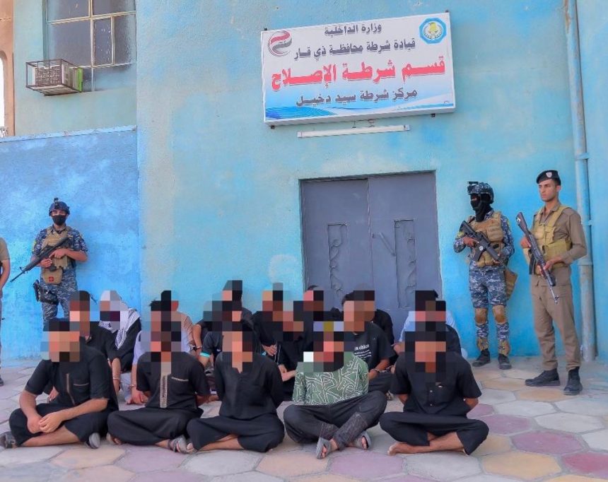 اعتقال 27 متهمًا في نزاع عشائري بإحدى قرى ناحية سيد دخيل في ذي قار