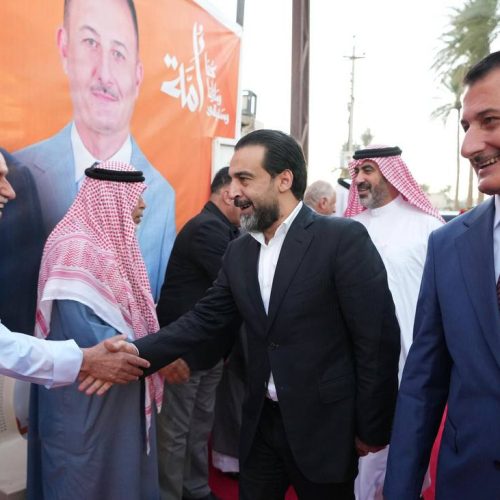 ضمن جولته في أقضية غرب الأنبار.. الرئيس الحلبوسي يزور عددًا من المضايف