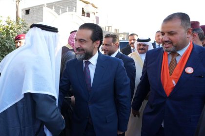 الرئيس الحلبوسي يحضر تجمّعاً لدعم مرشَّح "تقدم" أمير الجغيفي في قضاء الشرقاط