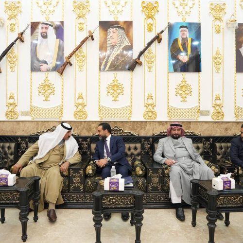 خلال جولته في صلاح الدين.. الرئيس الحلبوسي يزور مضيف الشيخ يونس الجبوري في الشرقاط