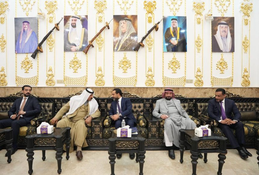 خلال جولته في صلاح الدين.. الرئيس الحلبوسي يزور مضيف الشيخ يونس الجبوري في الشرقاط