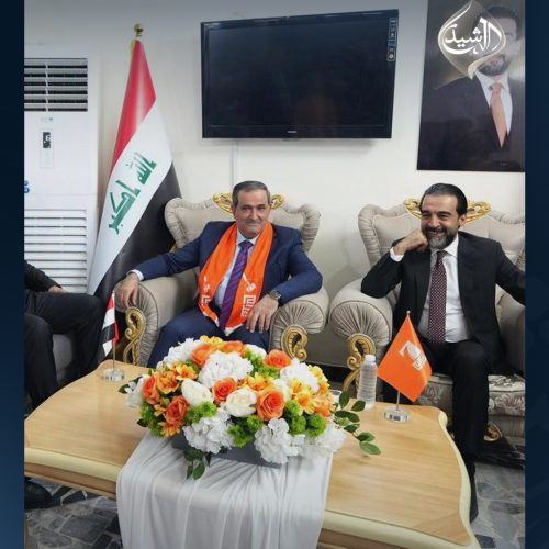 رئيس حزب تقدم الرئيس محمد الحلبوسي يزور عدداً من المضايف والتجمّعات في قضاء سامراء لدعم مرشَّحي الحزب