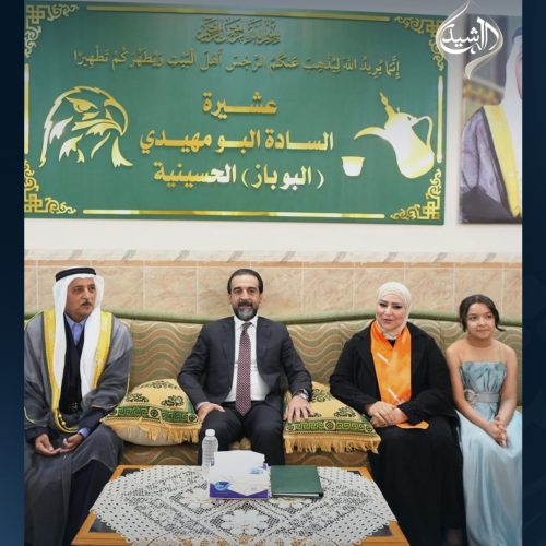 رئيس حزب تقدم الرئيس محمد الحلبوسي يزور عدداً من المضايف والتجمّعات في قضاء سامراء لدعم مرشَّحي الحزب