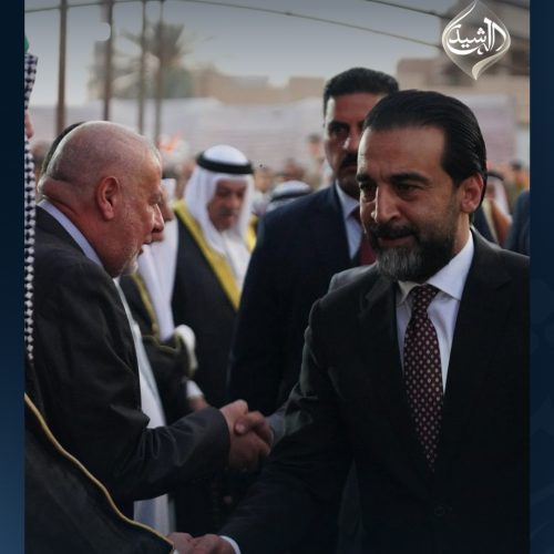 رئيس حزب تقدم الرئيس محمد الحلبوسي يزور عدداً من المضايف والتجمّعات في قضاء سامراء لدعم مرشَّحي الحزب