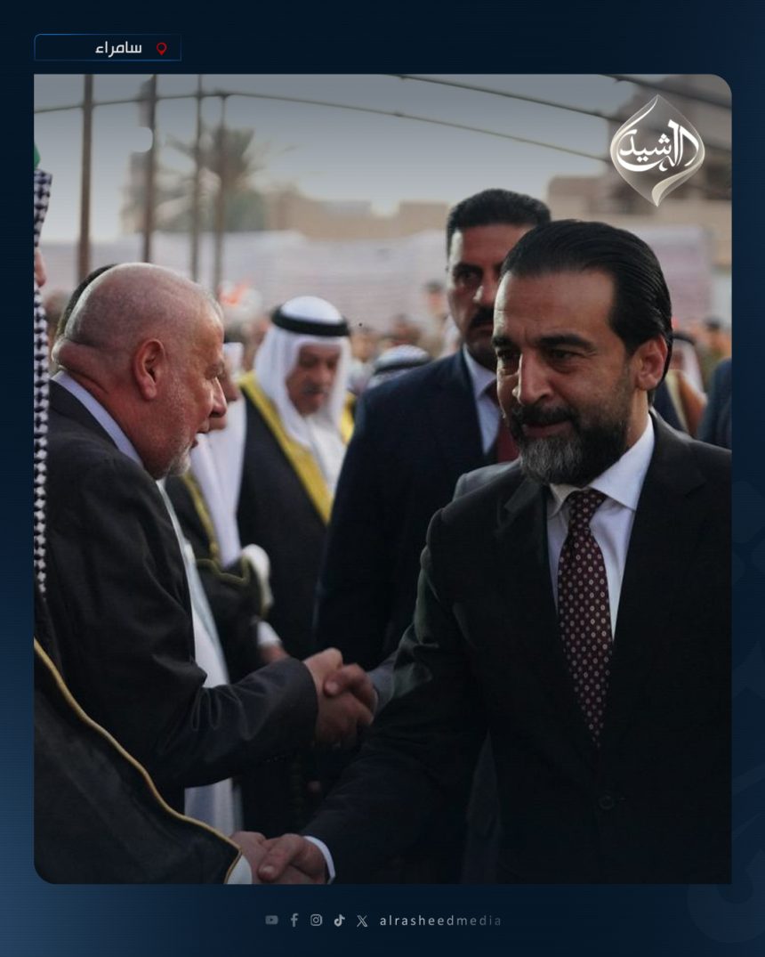 رئيس حزب تقدم الرئيس محمد الحلبوسي يزور عدداً من المضايف والتجمّعات في قضاء سامراء لدعم مرشَّحي الحزب