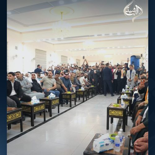 رئيس حزب تقدم الرئيس محمد الحلبوسي يزور عدداً من المضايف والتجمّعات في قضاء سامراء لدعم مرشَّحي الحزب