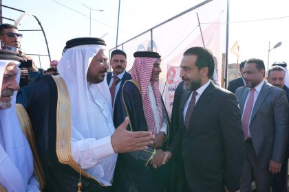 الرئيس الحلبوسي يحضر تجمّعاً بمضيف قبيلة دليم لدعم مرشَّح "تقدم" حميد الدليمي في تكريت